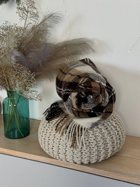 Elf Coffee & Oat Warm Comfort – Natural Wool Blanket