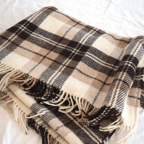 Elf Coffee & Oat Warm Comfort – Natural Wool Blanket